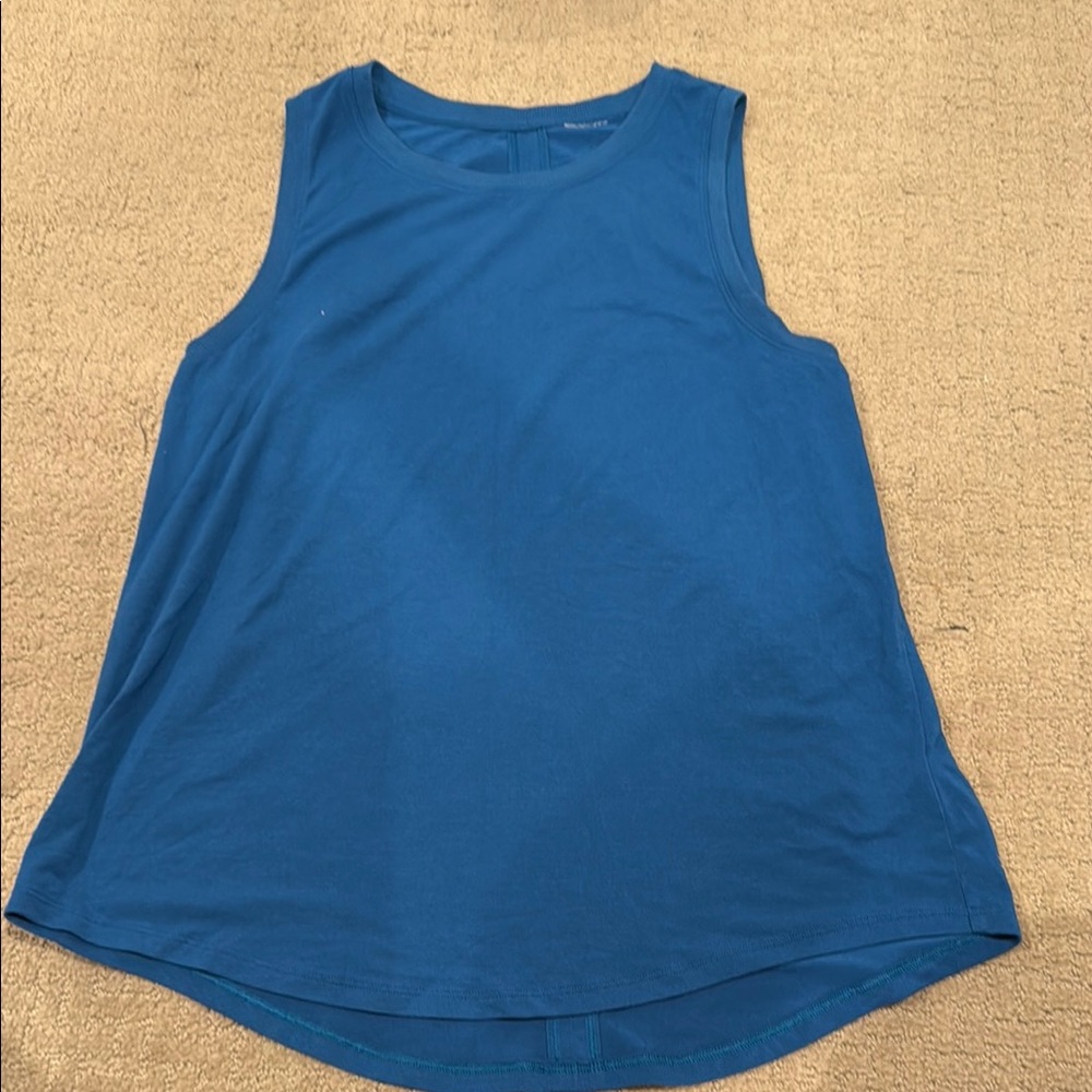 Athlets Blue Sleeveless Tank Top